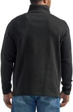 Long Sleeve Fleece Quarter-zip, Caviar, Large at Amazon Men’s Clothing store - Image 2
