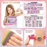 Dpai Friendship Bracelet Making Kit for Girls,DIY Arts and Crafts Toys,Jewelry String Maker Kit,The Best Birthday Gifts Ideas for Girls 6 7 8 9 10 11 12+ Years Old（Pink） : Toys & Games - Image 4