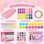 Dpai Friendship Bracelet Making Kit for Girls,DIY Arts and Crafts Toys,Jewelry String Maker Kit,The Best Birthday Gifts Ideas for Girls 6 7 8 9 10 11 12+ Years Old（Pink） : Toys & Games - Image 5